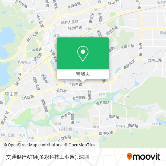 交通银行ATM(多彩科技工业园)地图