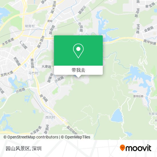 园山风景区地图