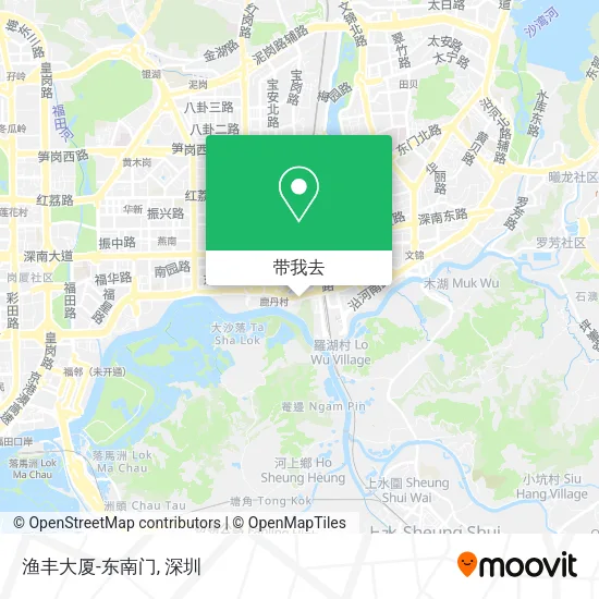 渔丰大厦-东南门地图