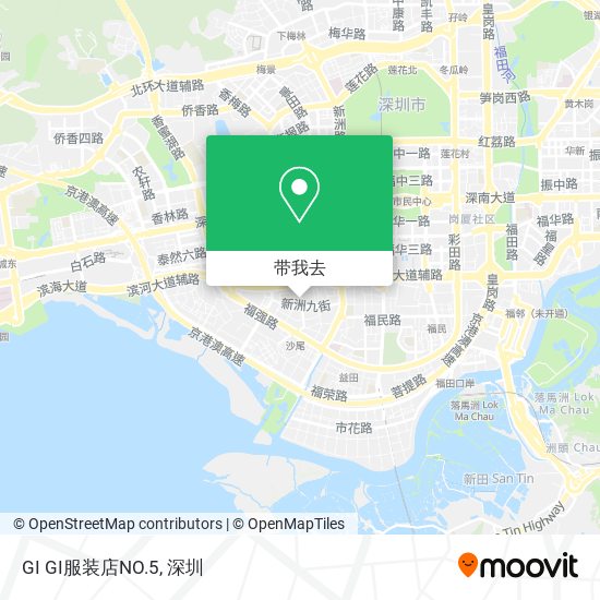 GI GI服装店NO.5地图
