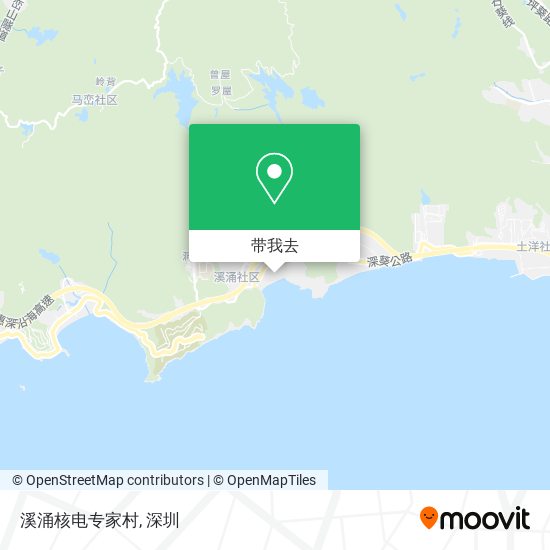 溪涌核电专家村地图