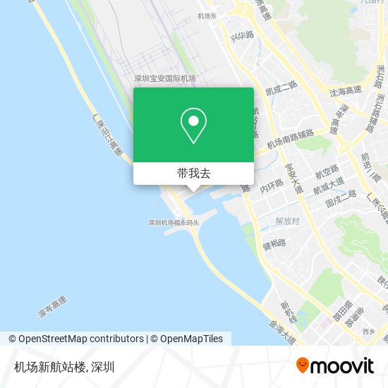 机场新航站楼地图