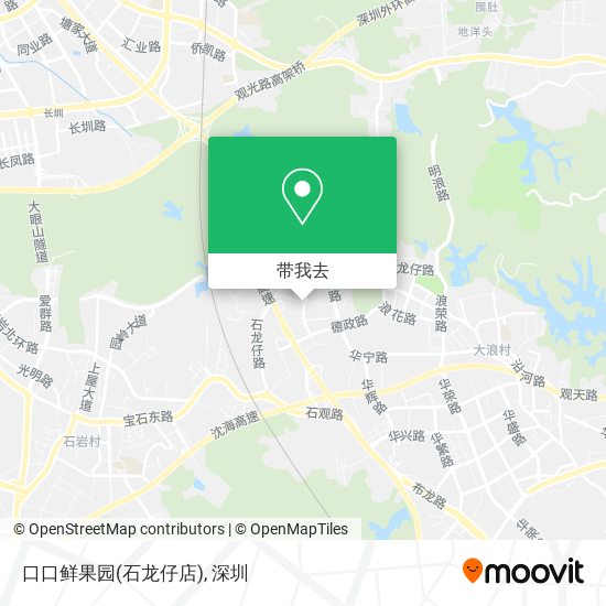 口口鲜果园(石龙仔店)地图