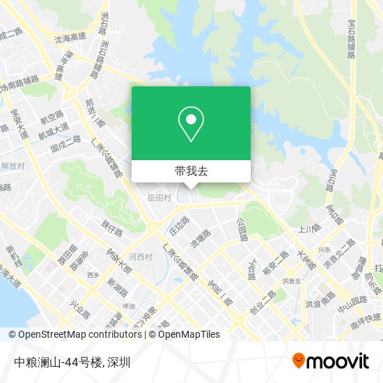 中粮澜山-44号楼地图