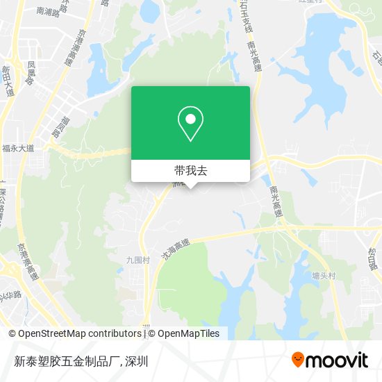 新泰塑胶五金制品厂地图