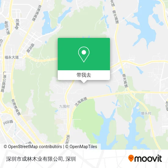 深圳市成林木业有限公司地图