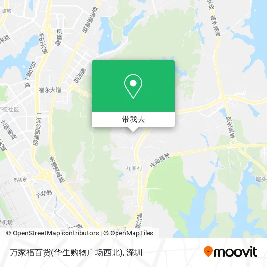 万家福百货(华生购物广场西北)地图