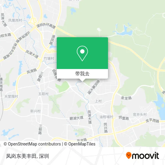 凤岗东美丰田地图