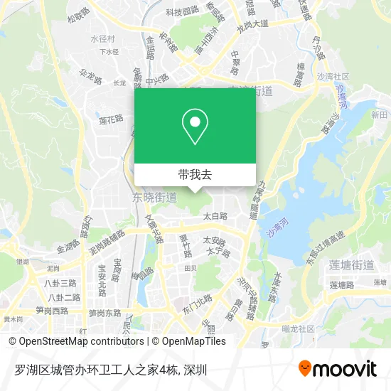 罗湖区城管办环卫工人之家4栋地图