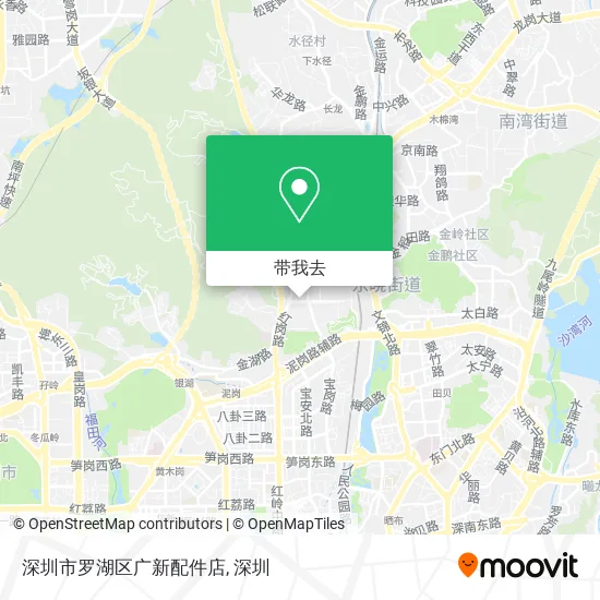 深圳市罗湖区广新配件店地图