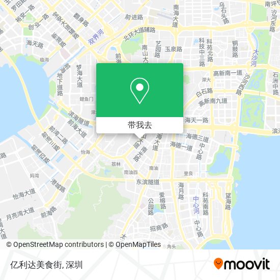 亿利达美食街地图