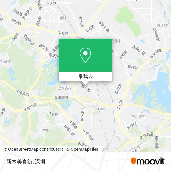 新木美食街地图
