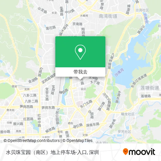 水贝珠宝园（南区）地上停车场-入口地图