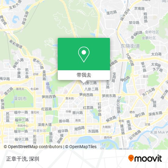 正章干洗地图