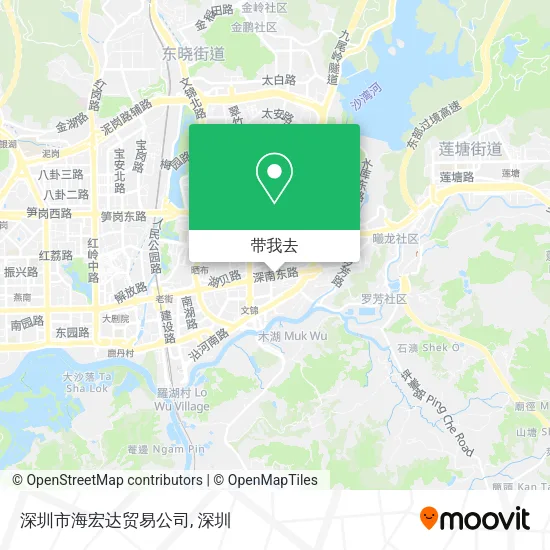 深圳市海宏达贸易公司地图
