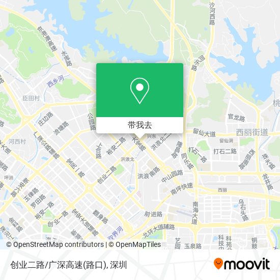 创业二路/广深高速(路口)地图