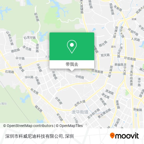 深圳市科威尼迪科技有限公司地图