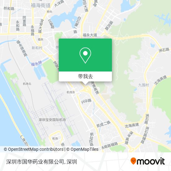 深圳市国华药业有限公司地图