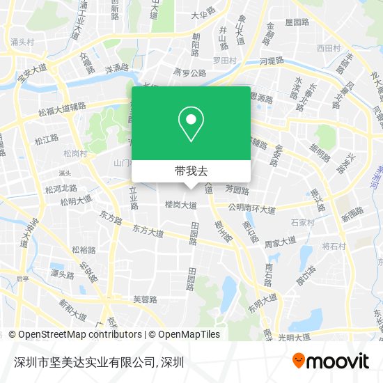 深圳市坚美达实业有限公司地图