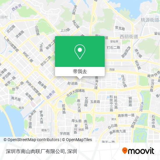 深圳市南山肉联厂有限公司地图