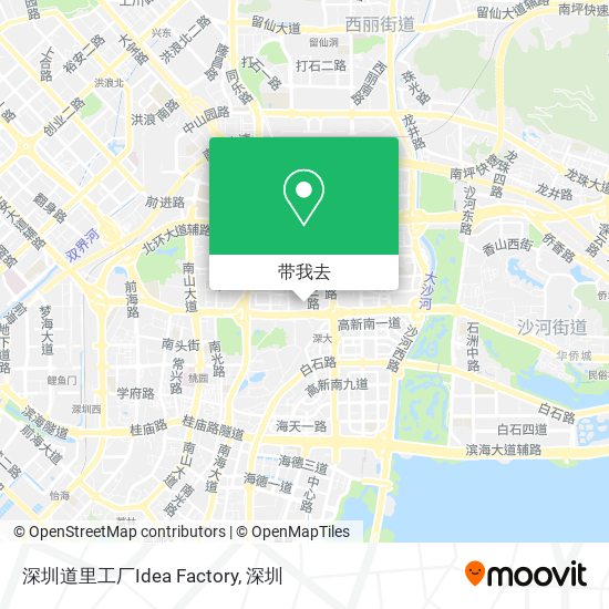 深圳道里工厂Idea Factory地图