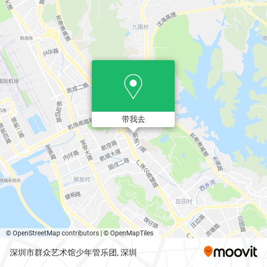 深圳市群众艺术馆少年管乐团地图