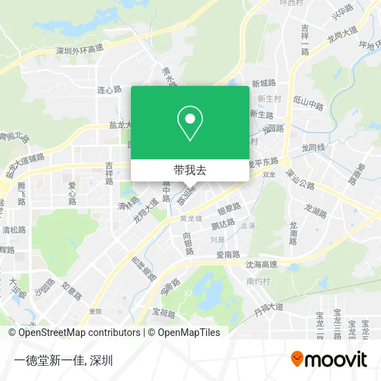 一德堂新一佳地图