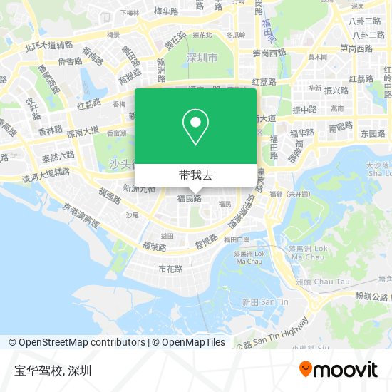 宝华驾校地图