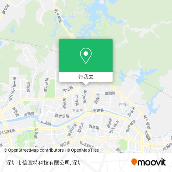 深圳市信宜特科技有限公司地图