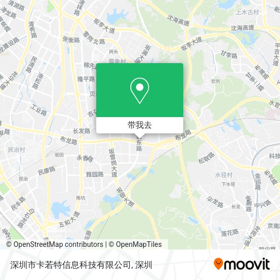 深圳市卡若特信息科技有限公司地图