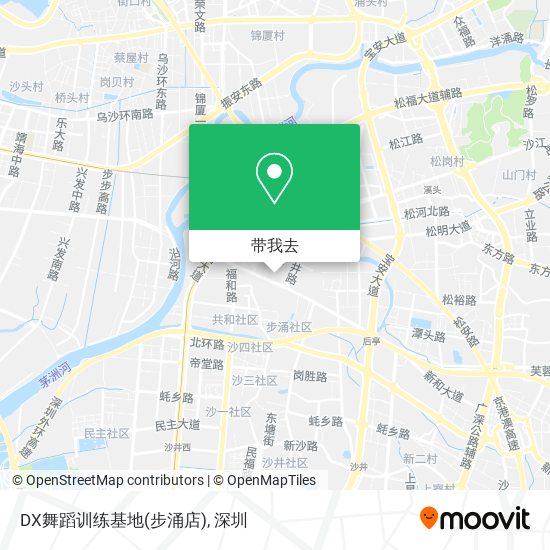 DX舞蹈训练基地(步涌店)地图