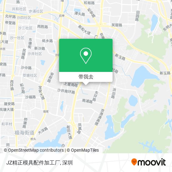 JZ精正模具配件加工厂地图