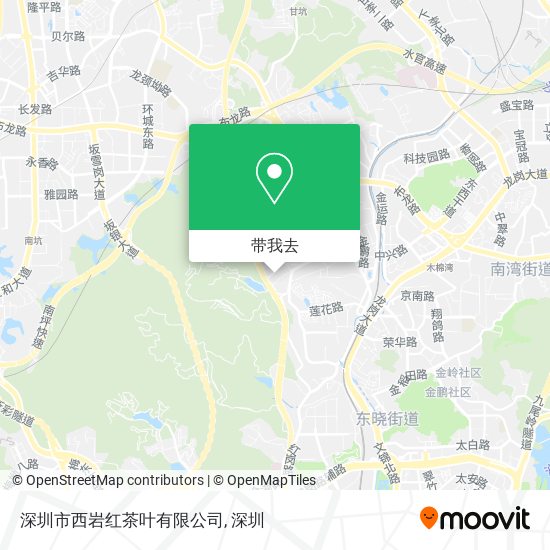 深圳市西岩红茶叶有限公司地图