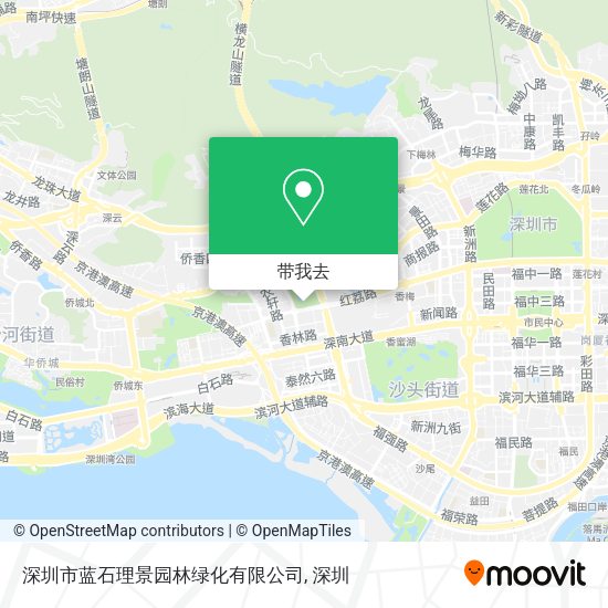 深圳市蓝石理景园林绿化有限公司地图