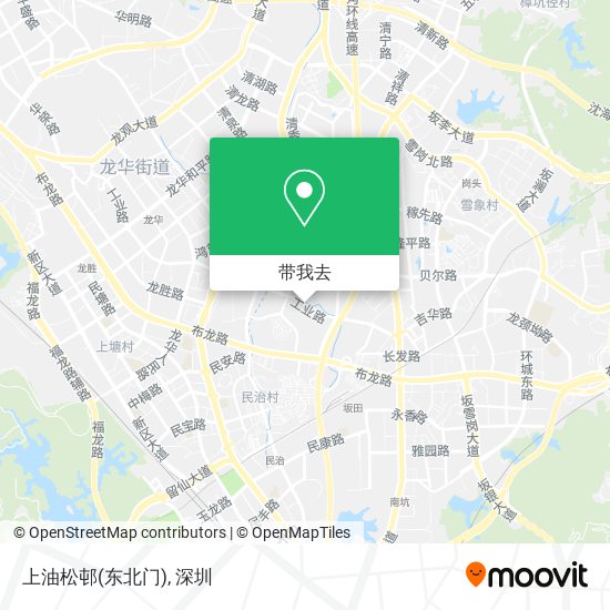 上油松邨(东北门)地图