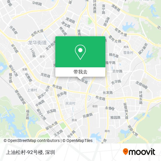 上油松村-92号楼地图