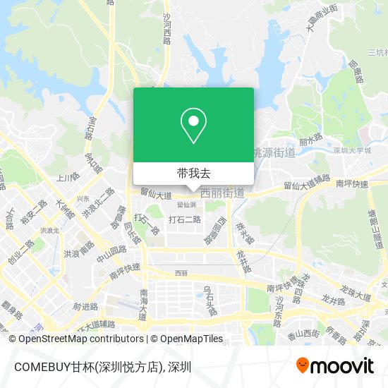 COMEBUY甘杯(深圳悦方店)地图