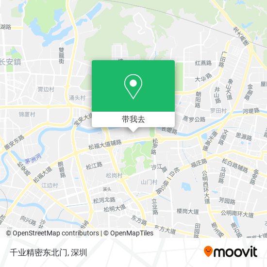 千业精密东北门地图