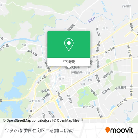 宝发路/新乔围住宅区二巷(路口)地图