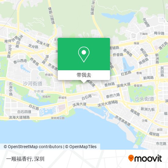 一顺福香行地图