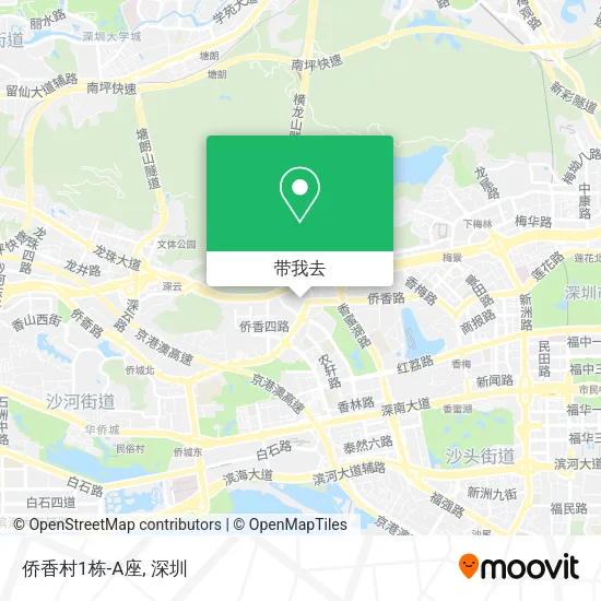 侨香村1栋-A座地图