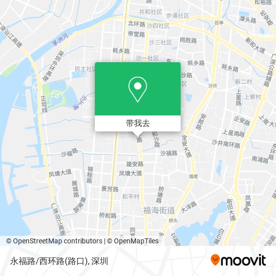 永福路/西环路(路口)地图