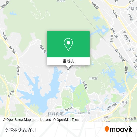 永福烟茶店地图