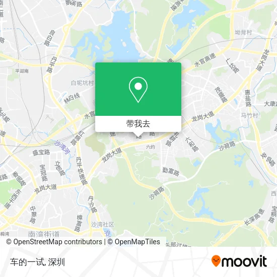 车的一试地图