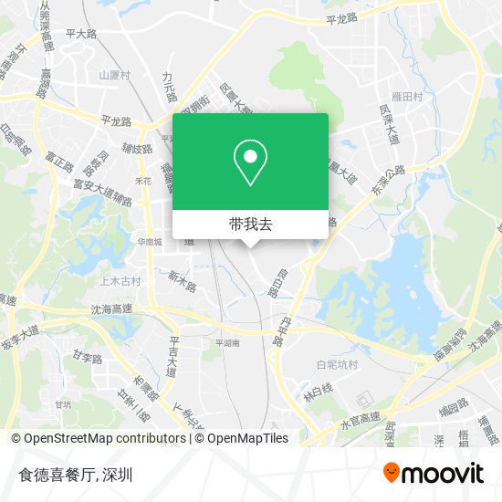 食德喜餐厅地图