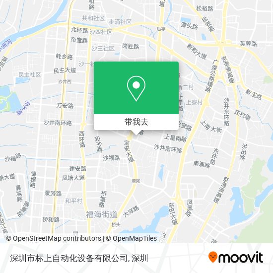 深圳市标上自动化设备有限公司地图