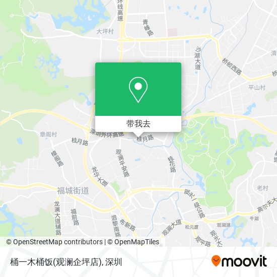 桶一木桶饭(观澜企坪店)地图