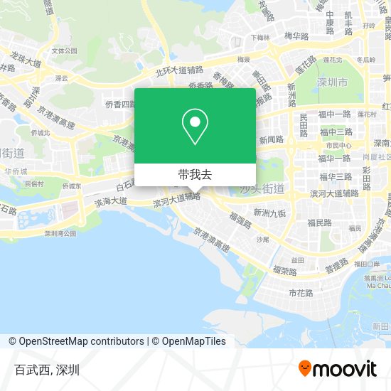 百武西地图