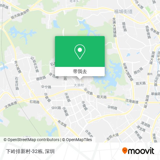 下岭排新村-32栋地图
