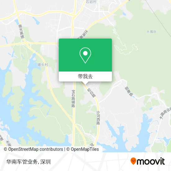 华南车管业务地图